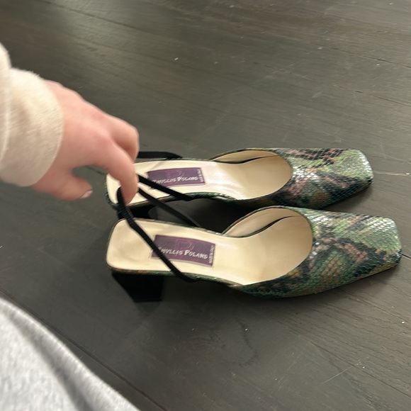 Vintage snakeskin heels - Picture 3 of 5